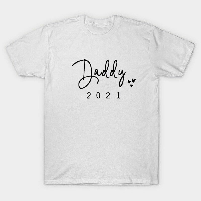 T-shirt Family Matching Clothes Father Mother Daughter Son Clothes Baby Cotton