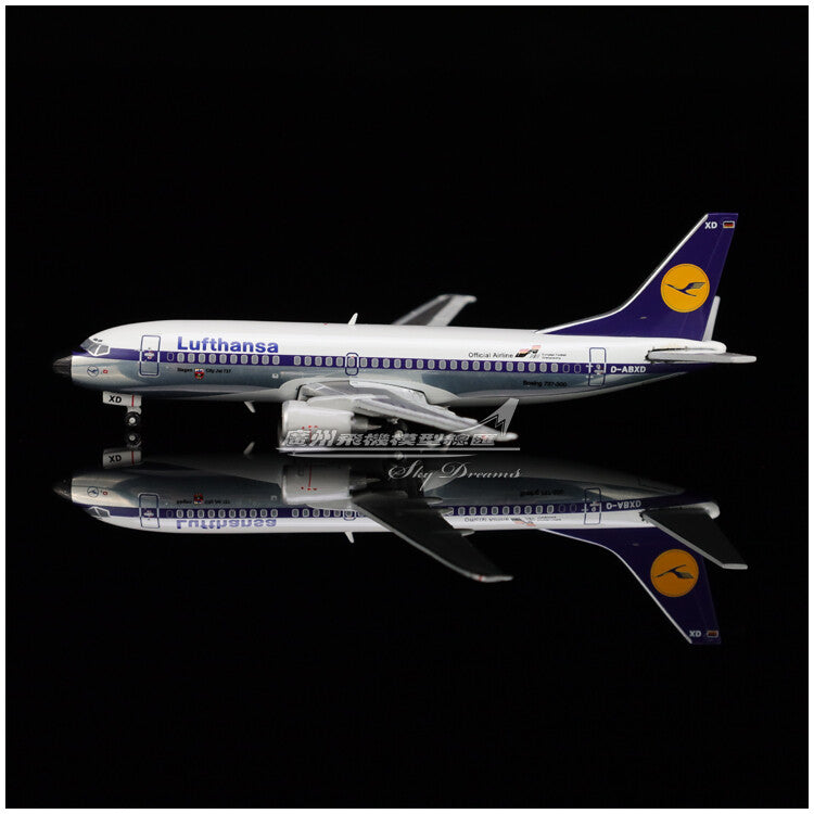 1:400 JC Wings Lufthansa B737-300 D-ABXD Classic Livery Diecast Aircraft Model