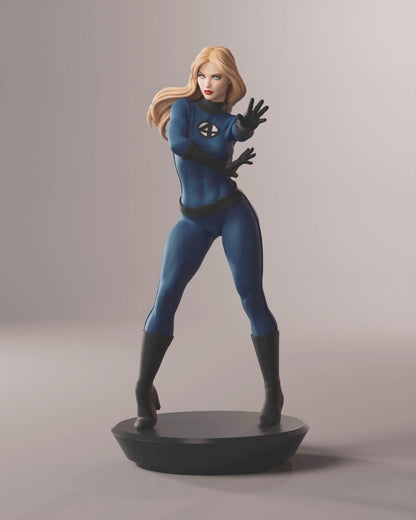 1/24 resin figure model kit Invisible Woman Unassembled unpainted