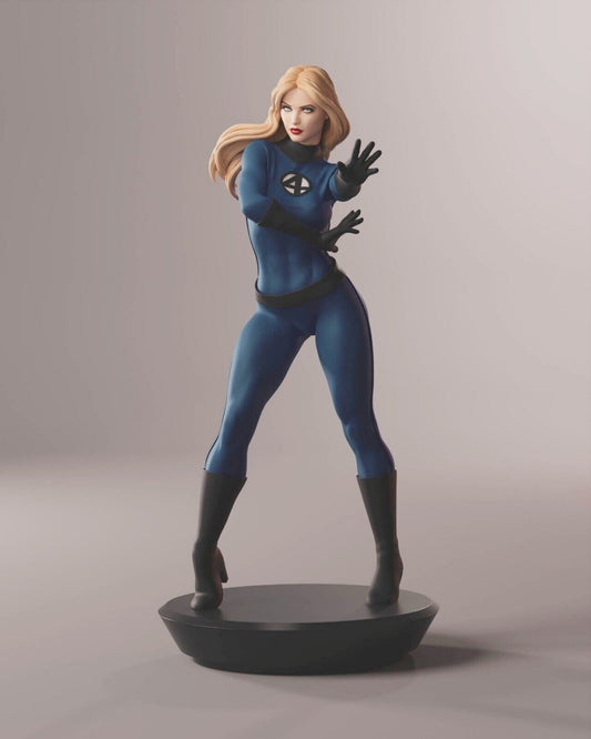 1/24 resin figure model kit Invisible Woman Unassembled unpainted