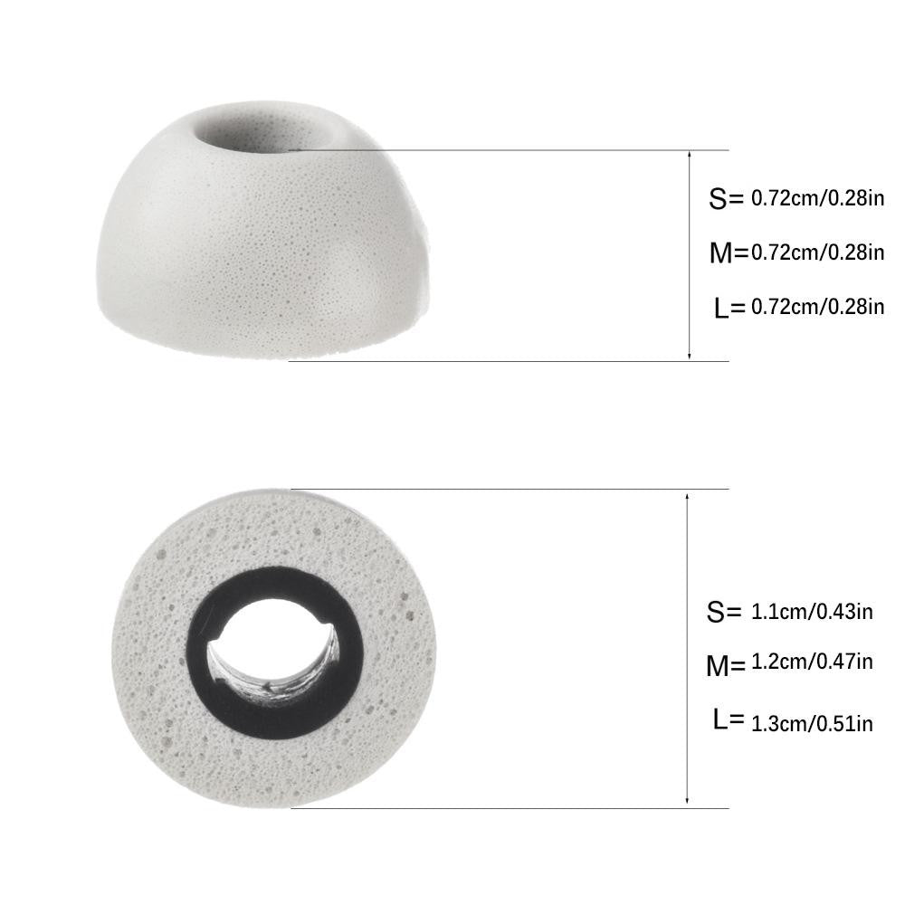 6Pcs S/M/L Soft Grey Ear Tips Cover For Samsung Galaxy Buds Pro Earbuds