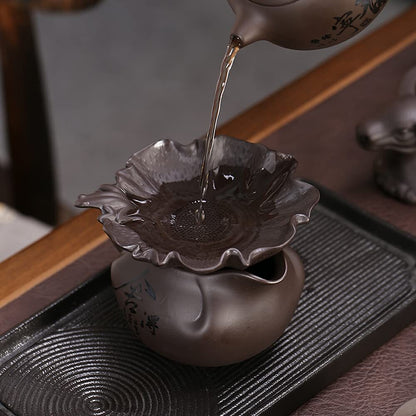 Purple Sand Tea Leaking Tea Filter Kungfu Tea Set Tea Separator Cow Tea Pet