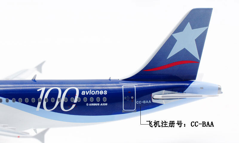 1:200 InFlight LAN AIRBUS A320 Passenger Airplane Diecast Plane Aircraft Model