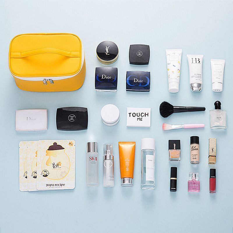 Cosmetic Bag Makeup Organizer Travel Necessaries Organizer Zipper Pouch Toiletry