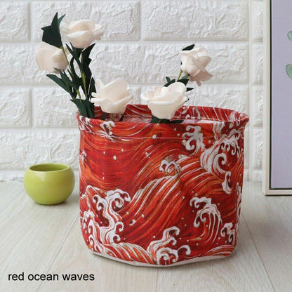 Laundry Basket Small Cartoon Storage Barrel Dirty Clothes Household Folding Bag