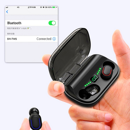 Bluetooth Earbuds for Smart Phone Cel Wireless Earphone IPX7 WaterProof Headphon
