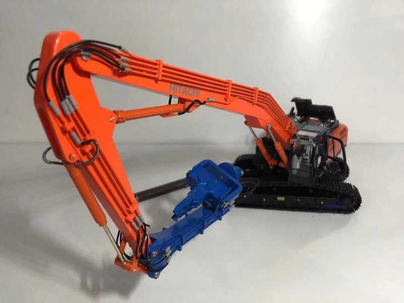 1:50 ZAXIS350-6 Pile Driver Construction Machine Equipment Diecast Model