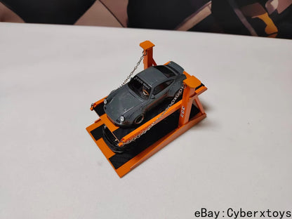 1: 64 Double-layer Elevator DIY for Car Model Scene Hydraulic Chain Parking Rack
