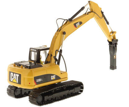 1:50 DM 320D L with Hammer Hydraulic breaker-equipped excavator Diecast Model