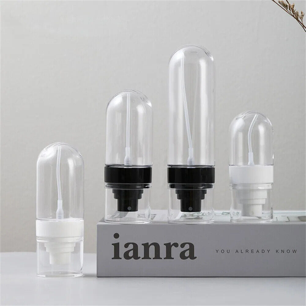 Spray Bottle 30-100ml Plastic Refillable Fine Mist Empty Cosmetic Pump Container