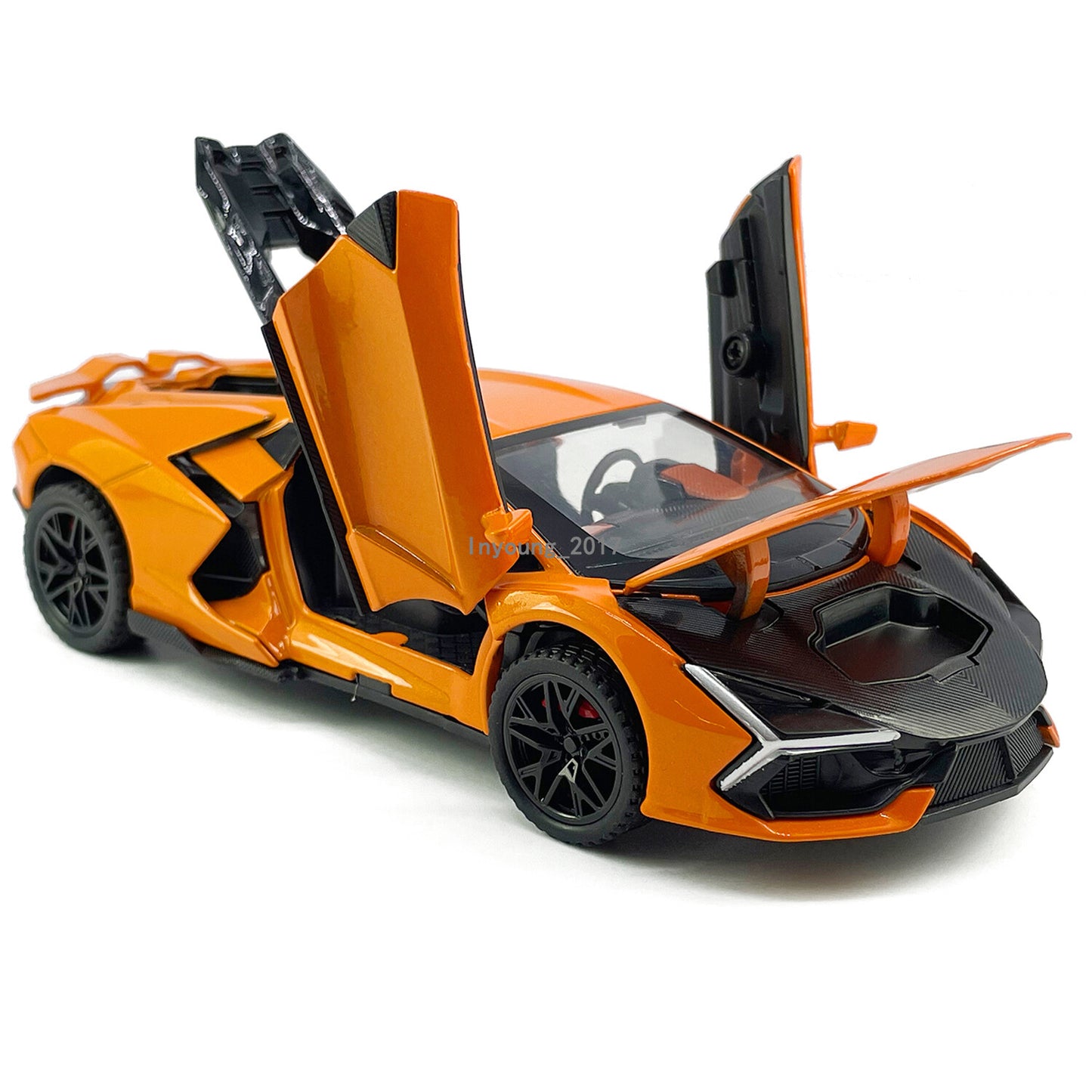 1:32 2023 Lamborghini Revuelto Model Toy Car Diecast Toy Vehicle Metal Orange
