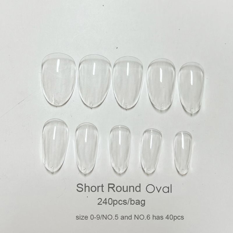 False Nail Tips 240Pcs XXL Square Full Covers Luxury Gel Press On Manicure Tools