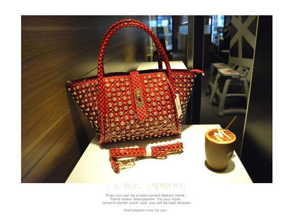 Handbag Diamond Dumpling Bag Shoulder Messenger Purse Rhinestone Handbag 1 PC