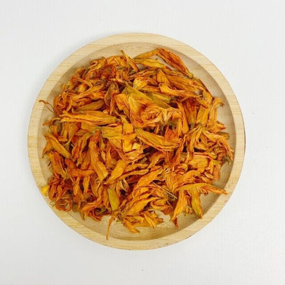 Orange color Lily Flower Dried Natural Lily Flowers Blooming Tea Drinks 500g