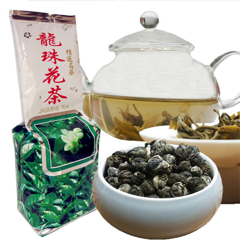 Jasmine Dragon Pearls Green Tea Premium Organic Flower Scented Tea 250g