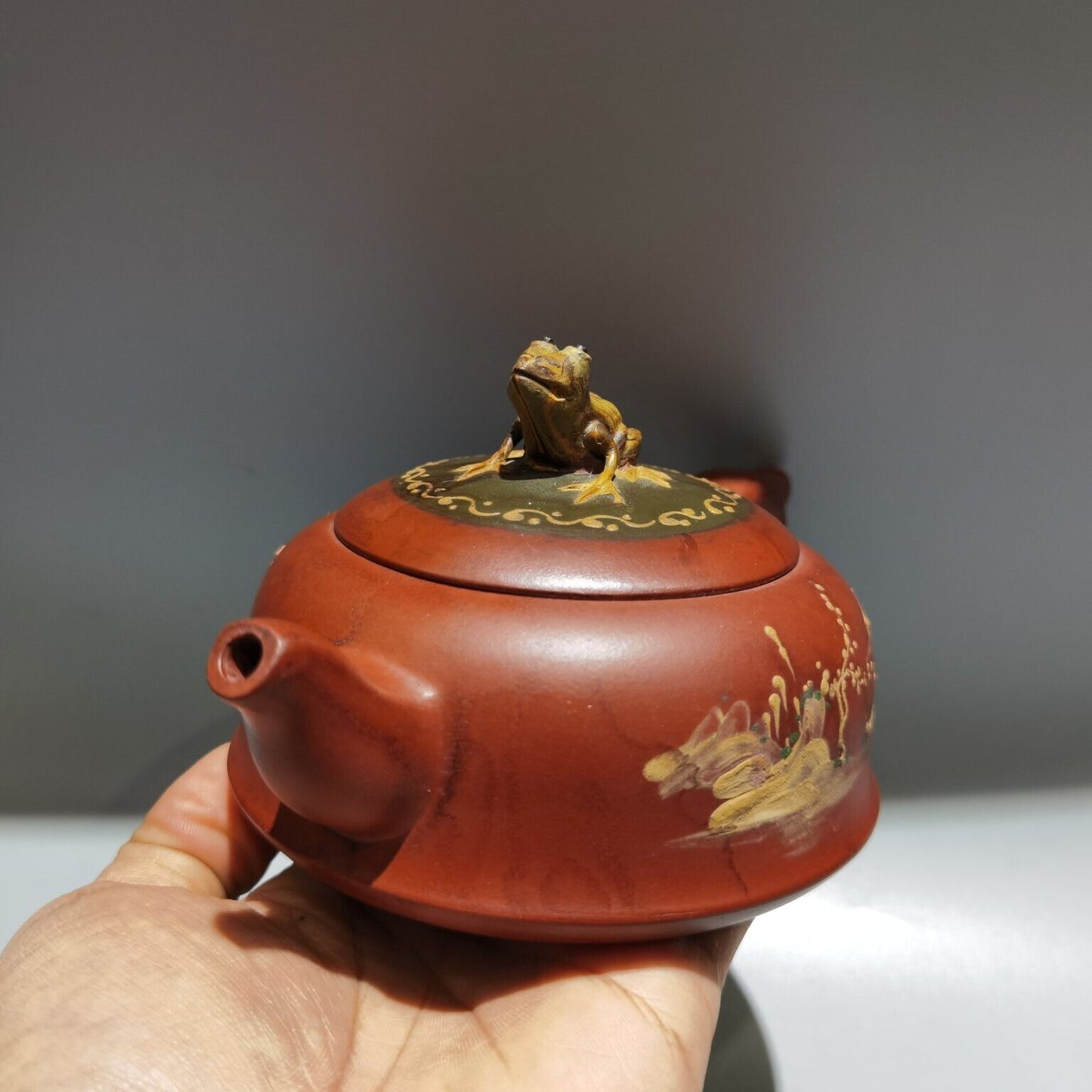 Vintage Chinese Yixing Purple Clay Teapot Zisha Ceremony Fashion Nice Teaware