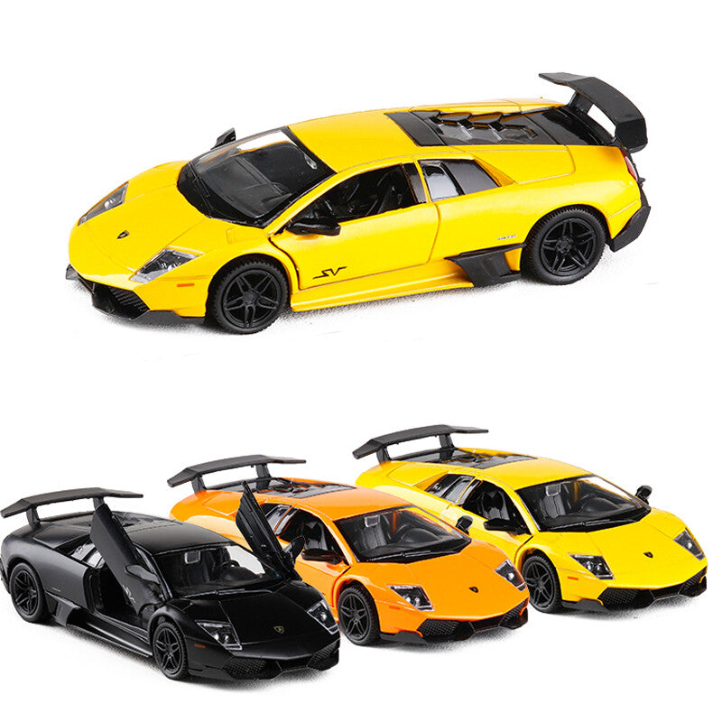 1/36 Lamborghini Murcielago LP670-4 SV Model Car Diecast Toy Vehicle for Kids