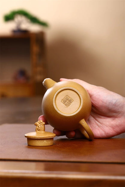 200cc Chinese Yixing Handmade Zisha Teapot Duan Clay Meirenjian Gongfu Tea Pot