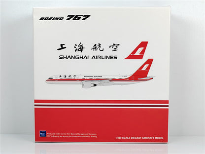 1:400 JC Wings SHANGHAI AIRLINES BOEING B757-200 Airplane Diecast Aircraft Model