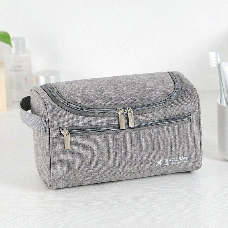 Polyester Business Storage Bag Toiletry Organizer Travel Cosmetic Bag Waterproof