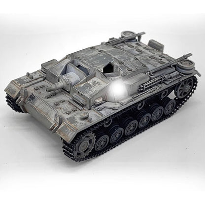 ARTISAN 1/72 III Assault Cannon World Of Tanks Snow Painted Ornament Model