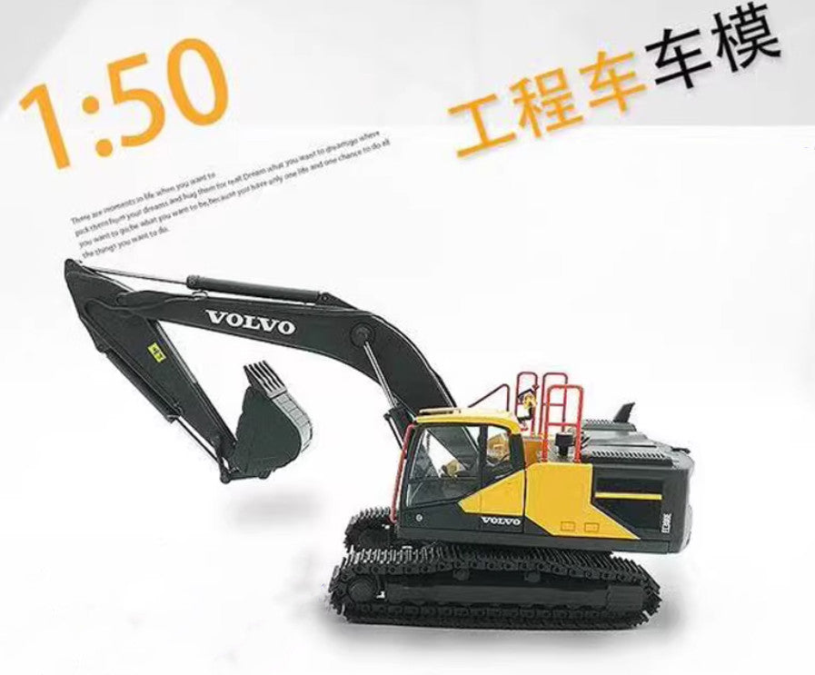 1:50 MOTORART VOLVO EC300E Crawler Excavator Construction Machine Diecast Model