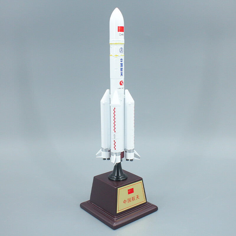 1:300 26CM China Long March CZ-5 Carrier Rocket Diecast Aerospace Model