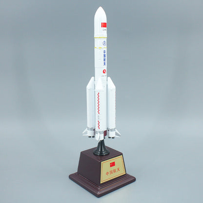 1:300 26CM China Long March CZ-5 Carrier Rocket Diecast Aerospace Model