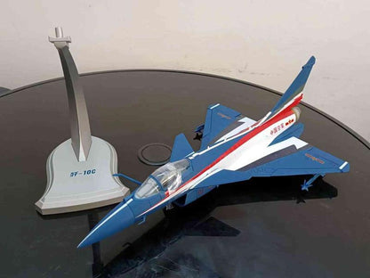 1:30 46CM China Air Force J-10C Fighter Airplane Diecast Military Aircraft Model