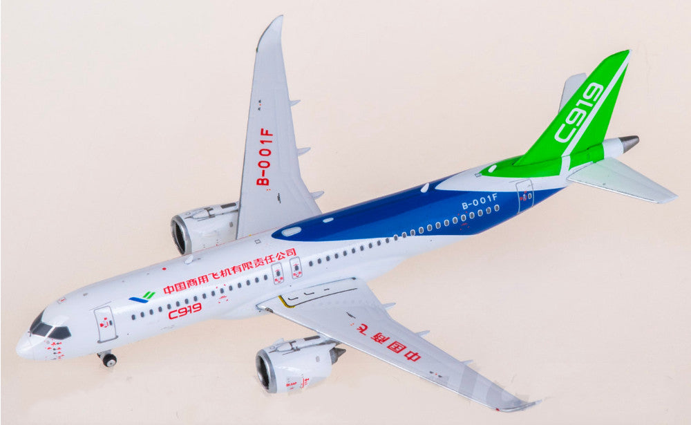 1:400 Phoenix Comac Comac C919 B-001F Airplane Diecast Aircraft Plane Model