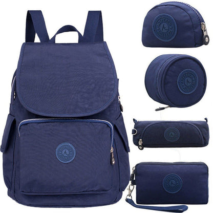 Nylon Backpacks Casual Waterproof Bag Laptop Purse 20-35L Travelling Leisure 1PC