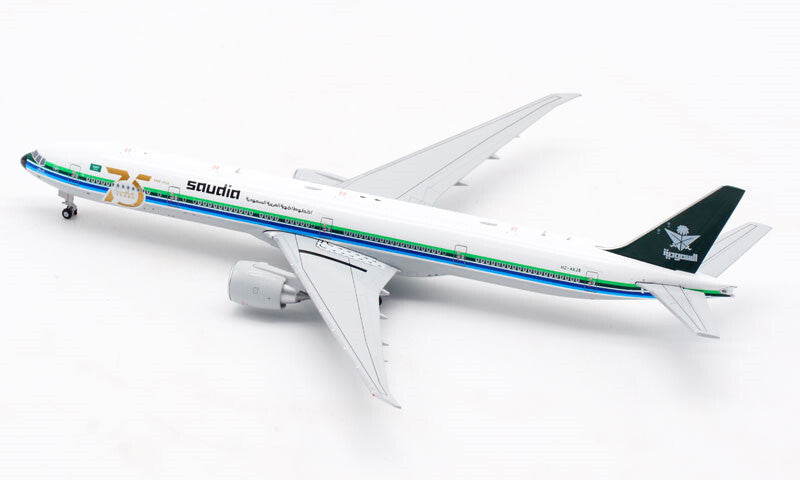 JC Wings Saudia FOR BOEING B777-300ER HZ-AK28 75TH 1/400 Plane Pre-built Model