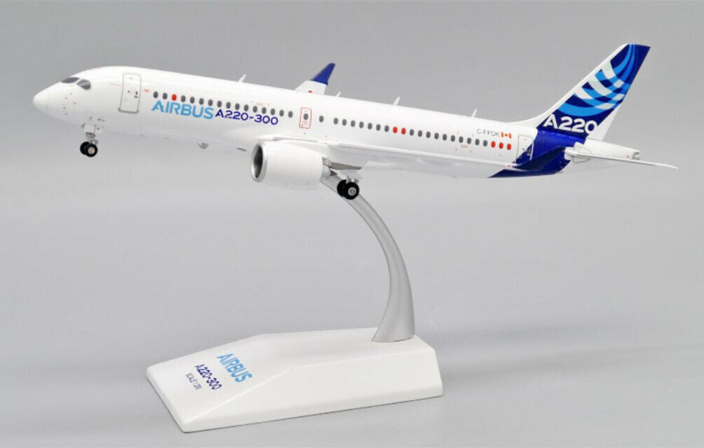 1:200 JC Wings AIRBUS A220-300 Passenger Airplane Diecast Plane Aircraft Model