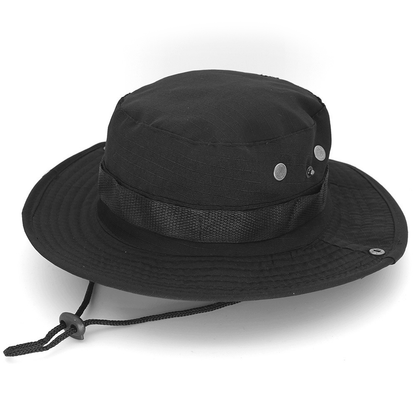 Boonie Bucket Hats Cap Cotton Fishing Hunting Mesh Summer Military Men Sun Brim