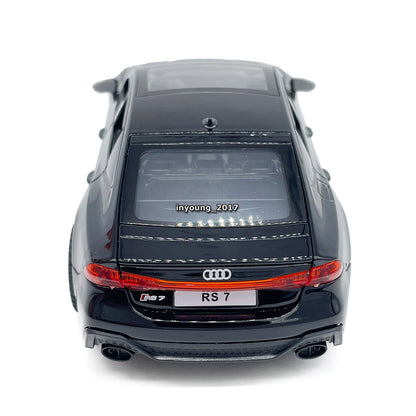 1/32 Audi RS7 Model Car Diecast Toy Cars Metal Vehicle for Kids Adults Boys