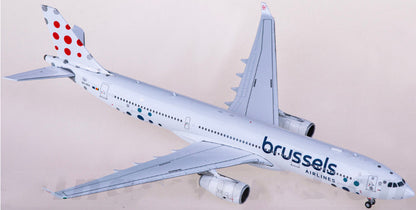 1:400 JC Wings Brussels AIRBUS A330-300 Passenger Plane Diecast Aircraft Model