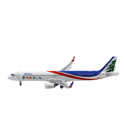 PandaModel MIDDIE EAST AIRLINES MEA A321 neo T7-ME3 1/400 diecast plane model