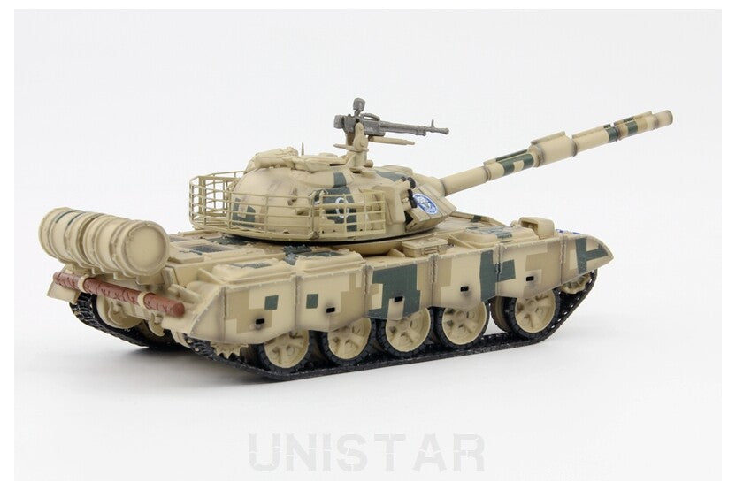 UNISTAR China ZTZ-59D Main Battle Sand Digital Painting 1/72 Diecast Model Tank