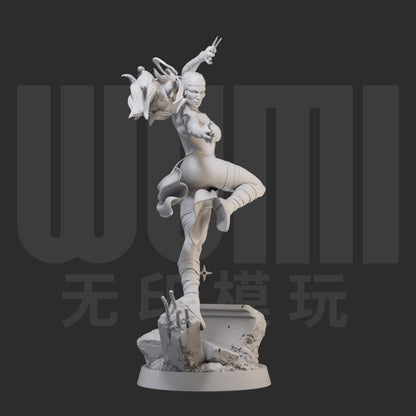 1/24 resin figures model Super Daredevil Erica Unassembled unpainted
