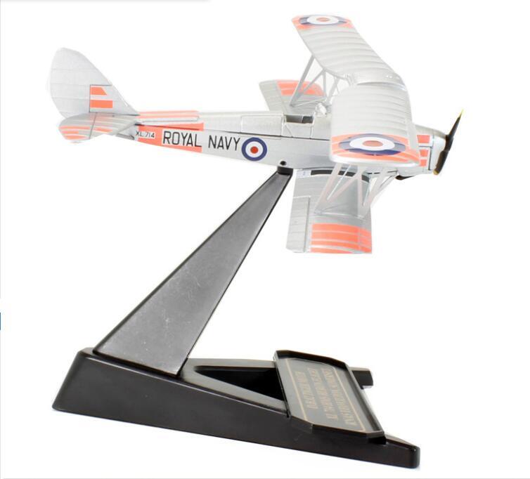 OXFORD De Havilland Tiger Moth RNFAA XL714 HMS Heron 1/72 diecast model aircraft