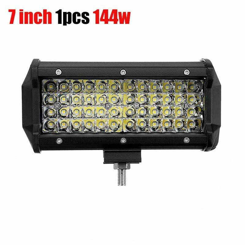 LED Light Bars 7 Inch 120W Combo Spot Flood Beam 4x4 Spot 12V 24V 4WD Headlight