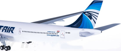 1:200 32CM Hogan EGYPT AIR AIRBUS A330-300 Passenger Airplane ABS Plastic Model