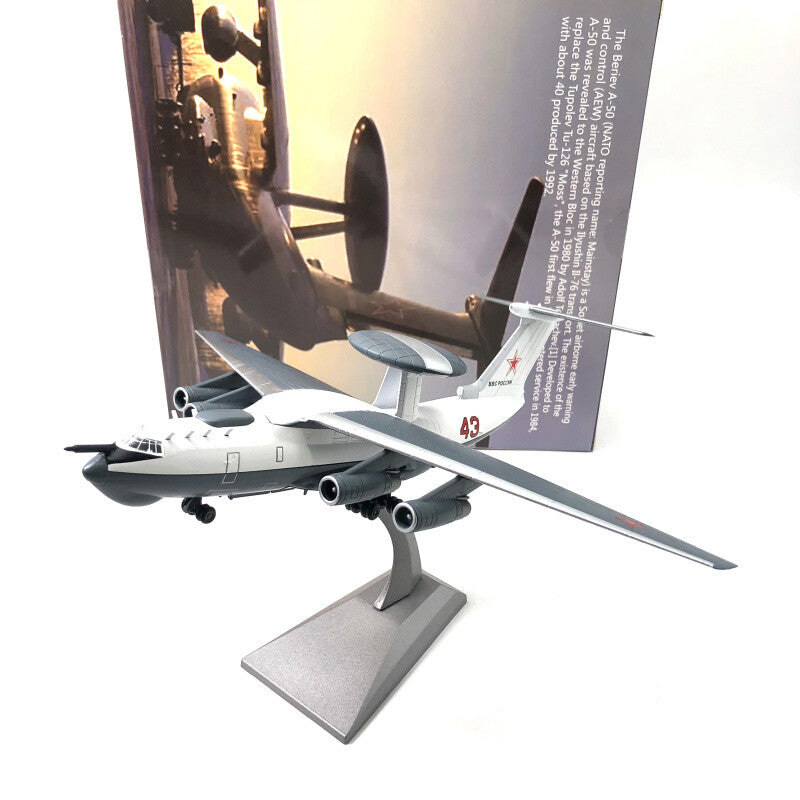 1/200 Soviet early warning aircraft A-50 alloy aircraft model