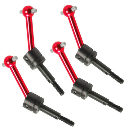 4pcs New Red Aluminum Drive Shaft Set for Tamiya TT-01 TT-02 Type RC Car A