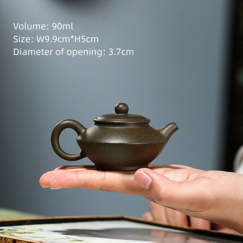 Small Tea Pot Real Yixing Zisha Purple Clay Master Pot Kungfu Tea Pot Xishi New
