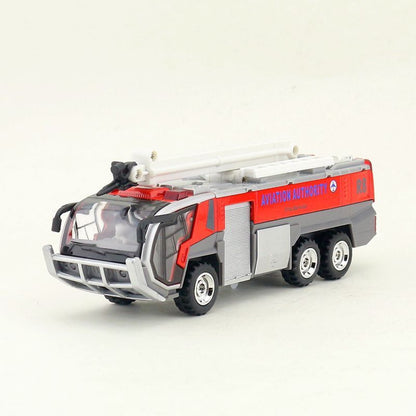 1/50 Airport Fire Truck Pull Back Sound & Light Aviation Fire Car Toys Model
