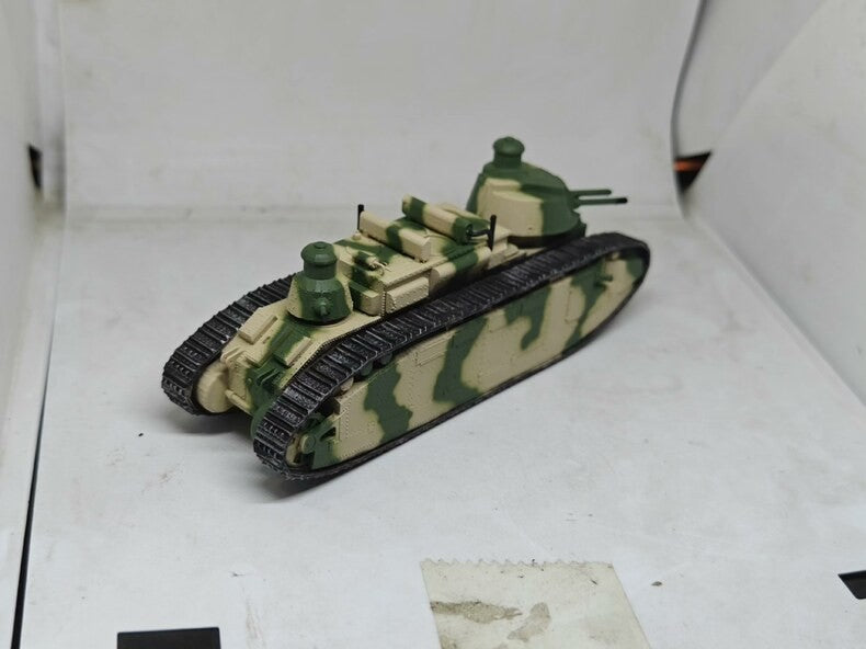 Hand-painted 1/72 French FCM Char 2C heavy tank finished model