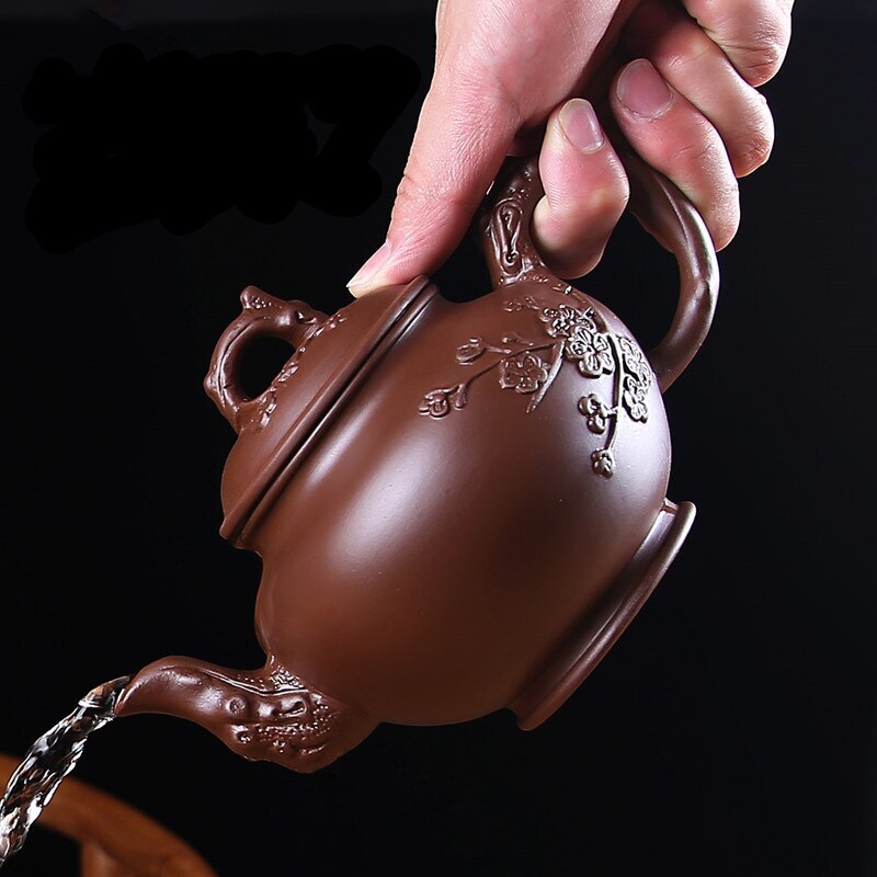 260ML Yixing Zisha Pot Large Capacity Teapot Handmade Tea Pot Single Pot Ceramic