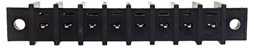 10 Pack 8 Position Terminal Barrier Strip w\ Mounting Ears, 3.75"x0.64"x0.70"