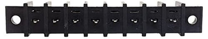 10 Pack 8 Position Terminal Barrier Strip w\ Mounting Ears, 3.75"x0.64"x0.70"
